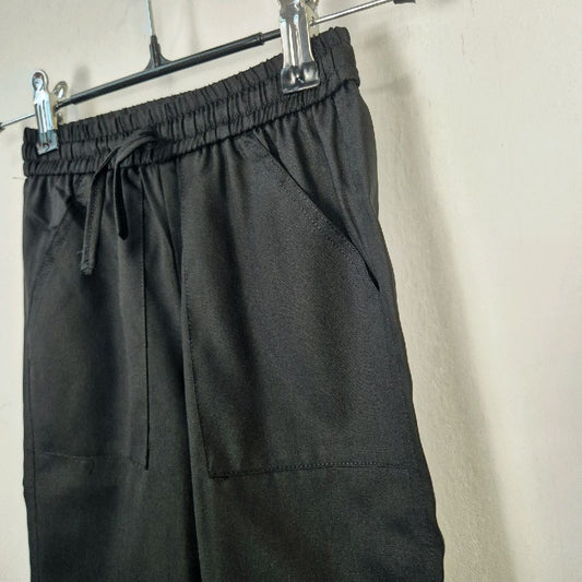 Boys' Relaxed Pants in Premium Cotton with Drawstring and Right and Left Pocket
