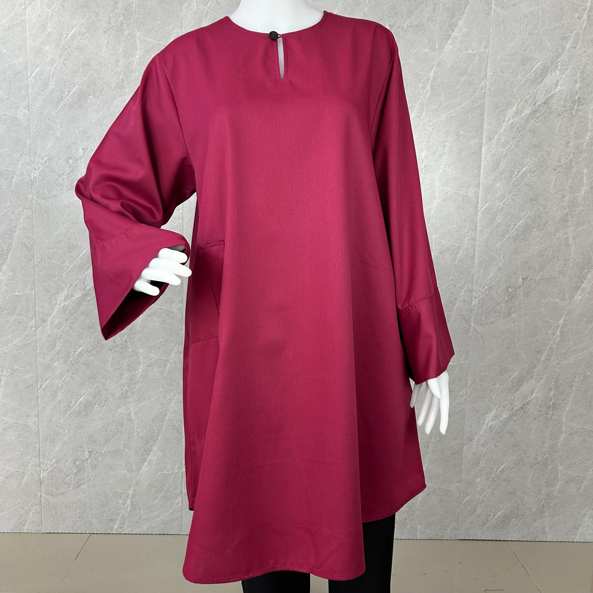 RaiSa Tunic in Premium Cotton with Right Outer Pocket and Left Inner Pocket in Radiant Colours