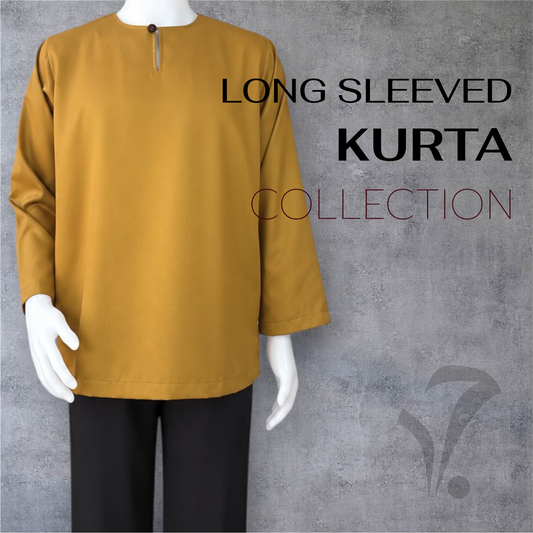 Long Sleeved Kurta Collection in Premium Cotton
