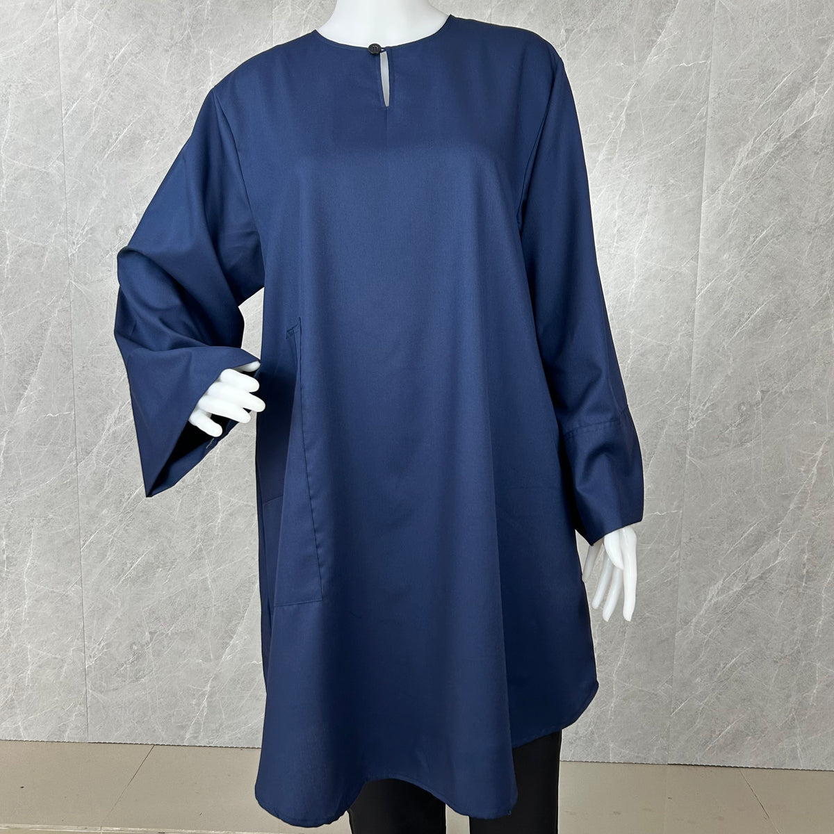 RaiSa Tunic in Premium Cotton with Right Outer Pocket and Left Inner Pocket in Radiant Colours