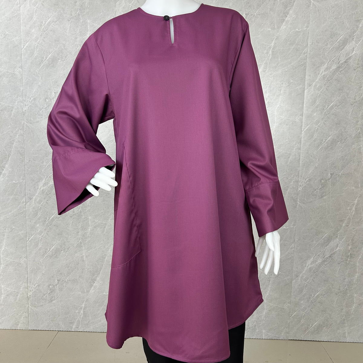 RaiSa Tunic in Premium Cotton with Right Outer Pocket and Left Inner Pocket in Radiant Colours