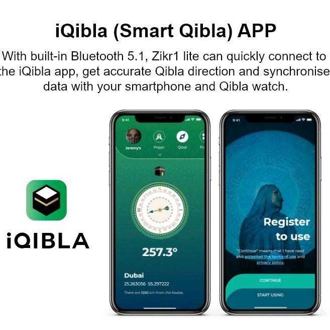 iQIBLA Zikr1 Lite Tasbih Smart Ring in 8 Colours and 3 Sizes