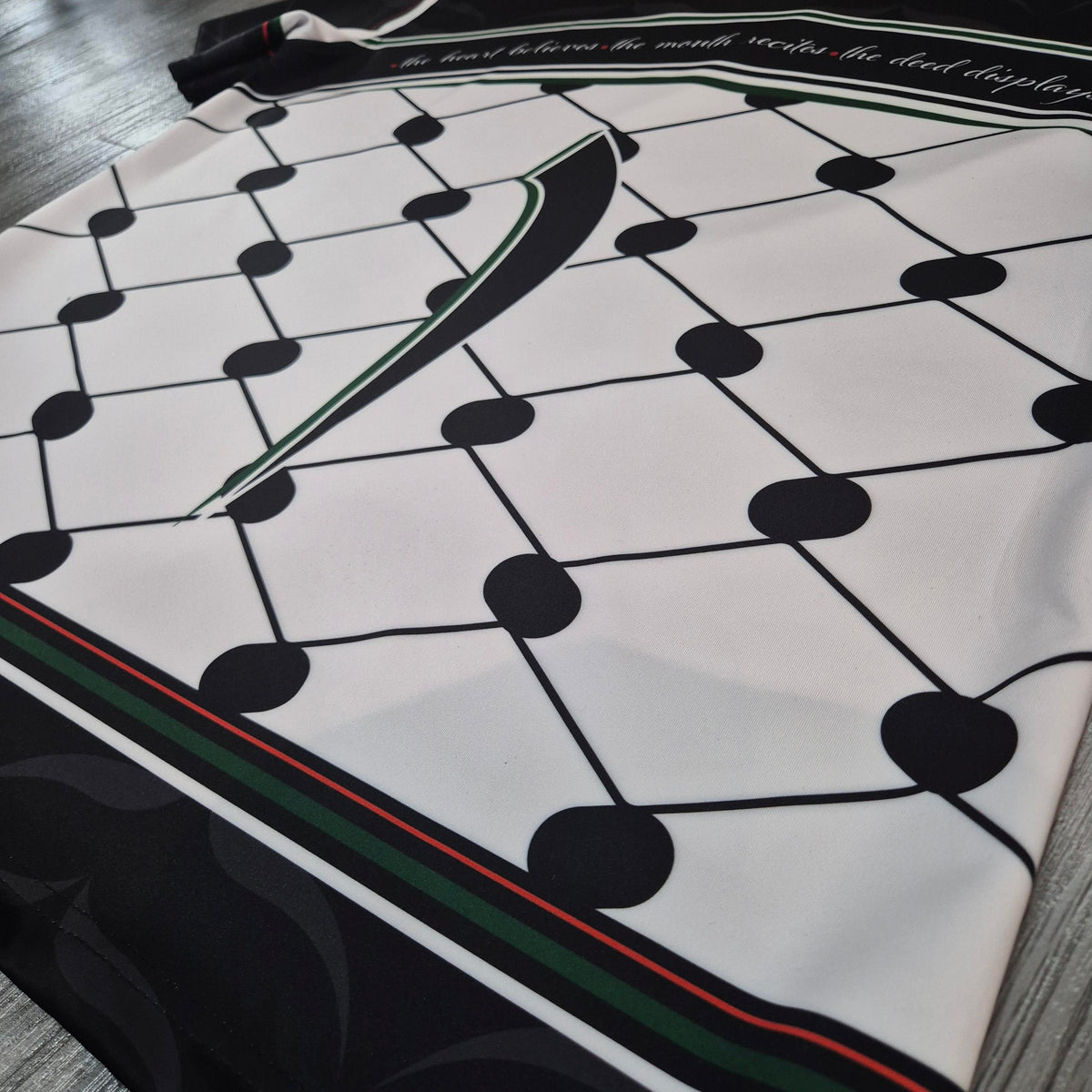 Jersey Collection - "The Black Keffiyeh" Inspired Design