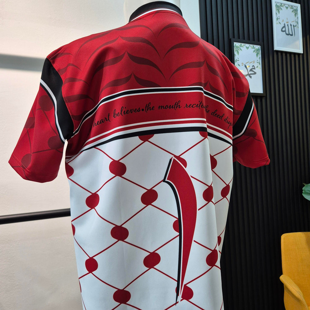 Jersey Collection - "The Red Keffiyeh" Inspired Design