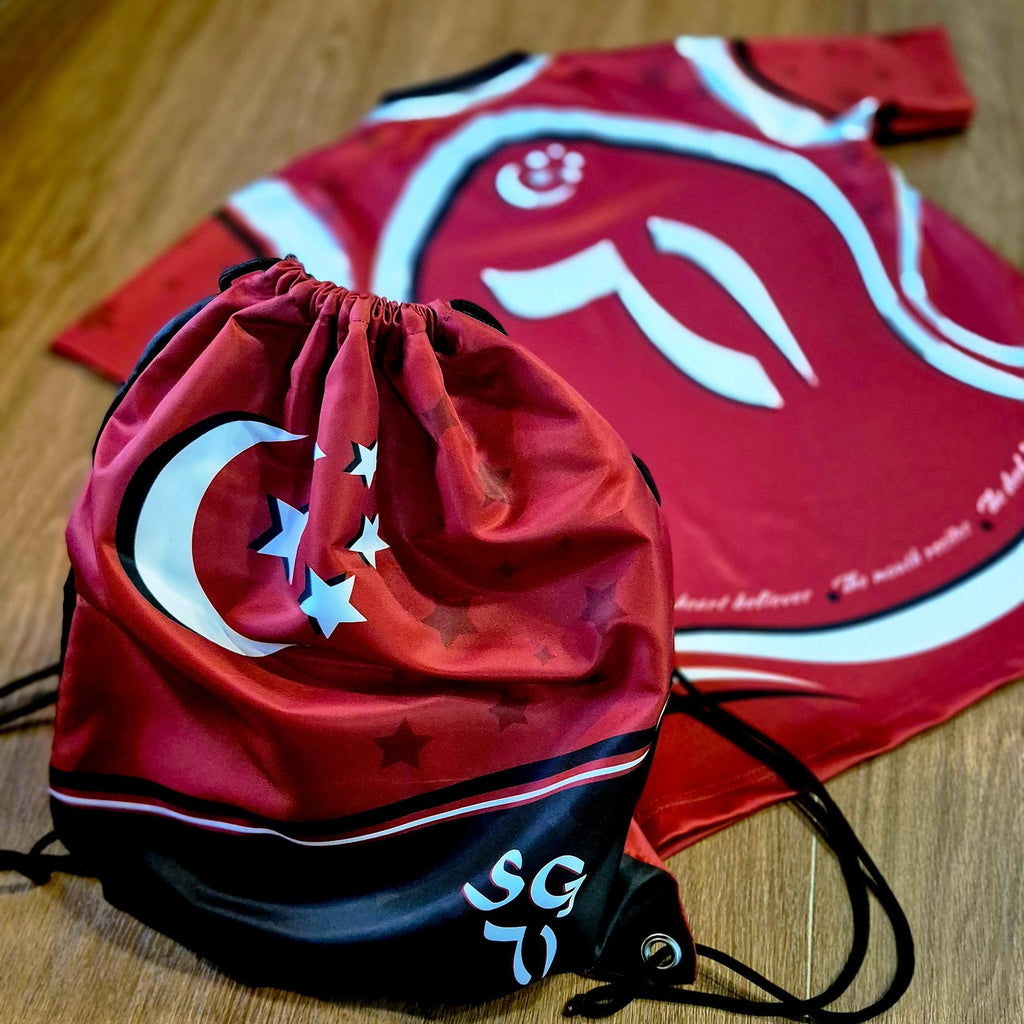 Kids Jersey Collection - "The Blessed Sandal" Inspired Design National Day SG٦١ Limited Edition  with SG٦١ Goodie Bag