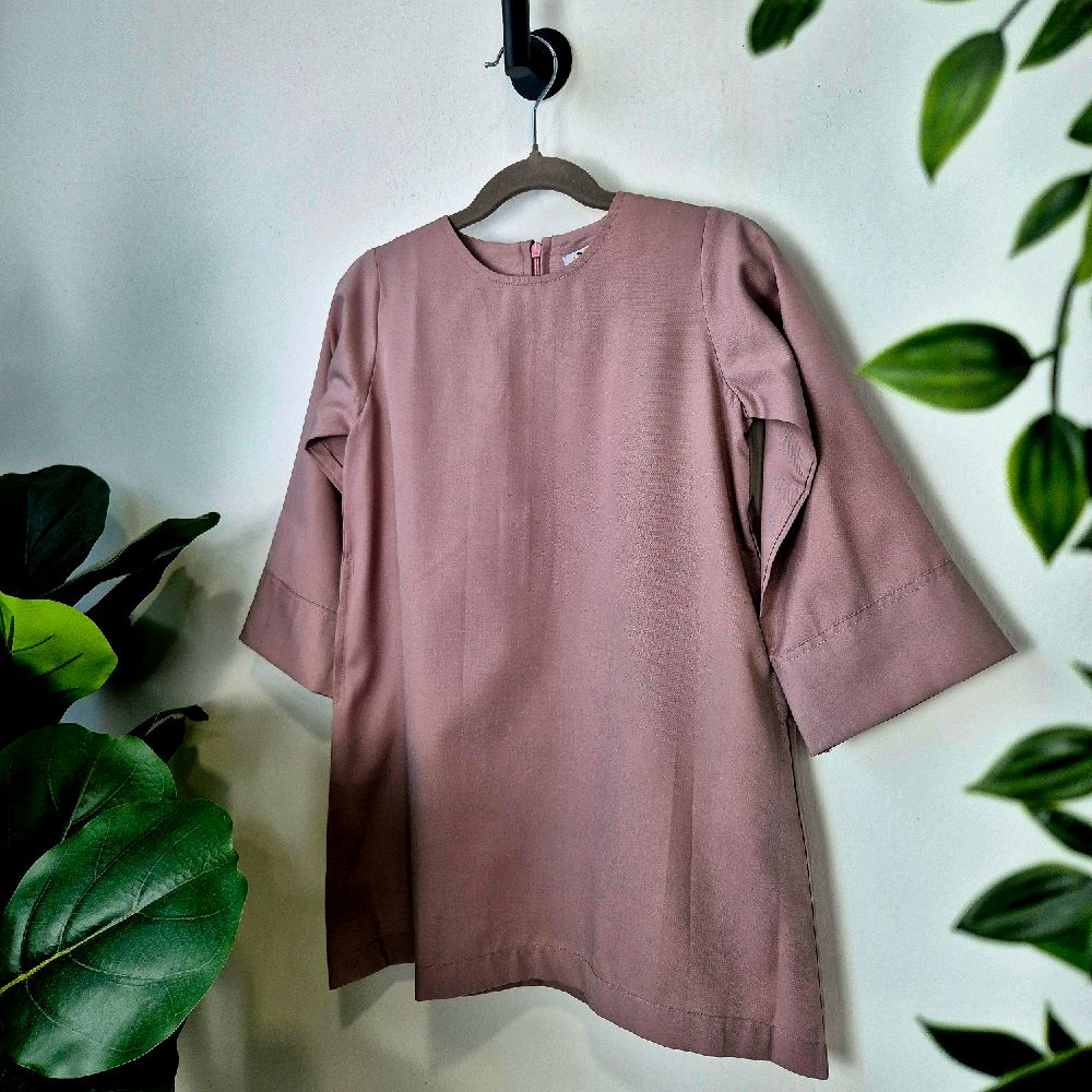 RaiSa Kids Kurung Top in Premium Cotton with Left & Right Inner Pocket