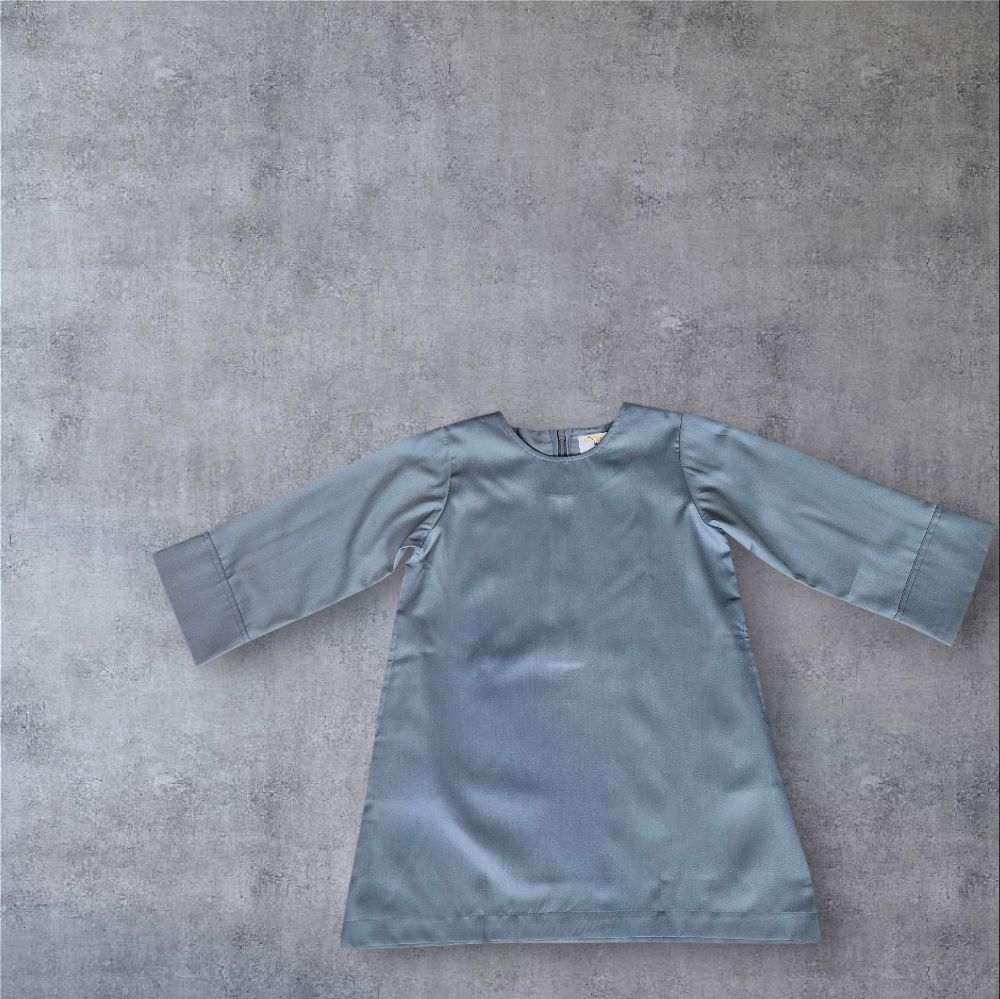 RaiSa Kids Kurung Top in Premium Cotton with Left & Right Inner Pocket
