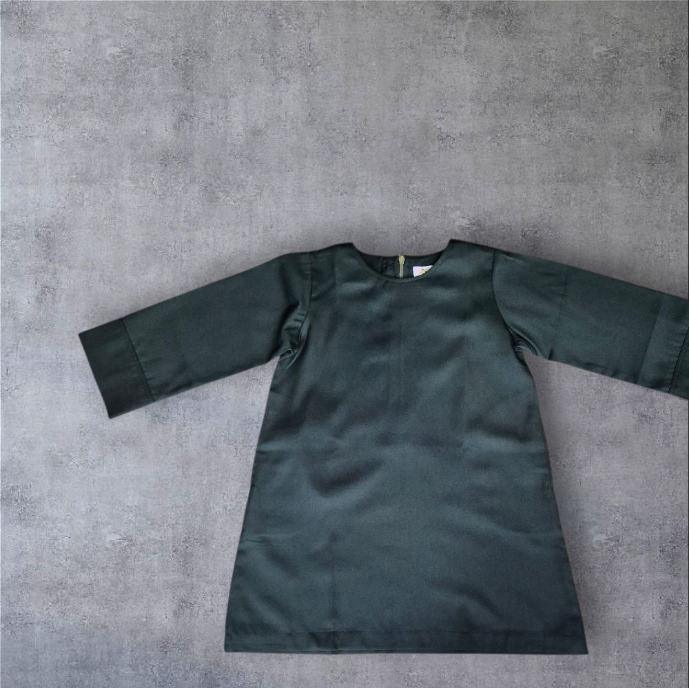 RaiSa Kids Kurung Top in Premium Cotton with Left & Right Inner Pocket