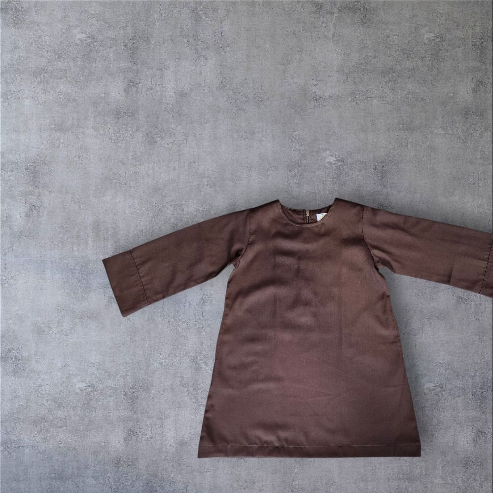 RaiSa Kids Kurung Top in Premium Cotton with Left & Right Inner Pocket