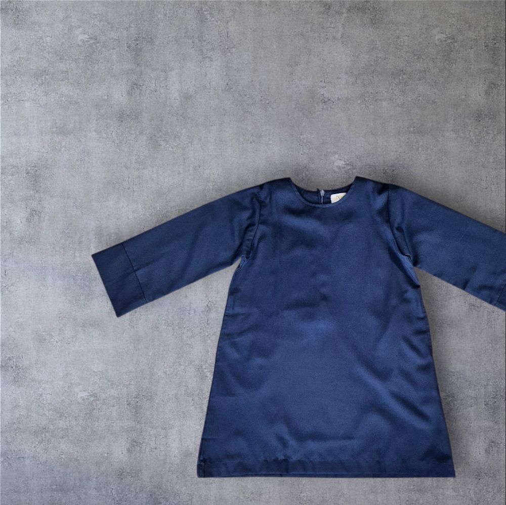 RaiSa Kids Kurung Top in Premium Cotton with Left & Right Inner Pocket