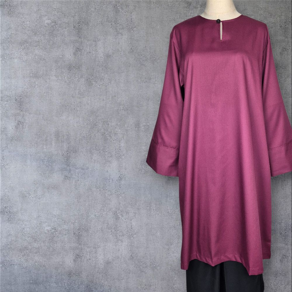 RaiSa Kurung Top in Premium Cotton with Left & Right Inner Pocket
