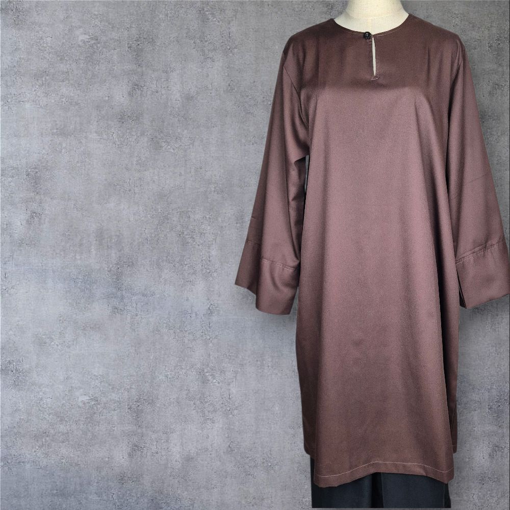 RaiSa Kurung Top in Premium Cotton with Left & Right Inner Pocket