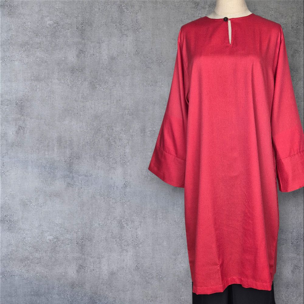 RaiSa Kurung Top in Premium Cotton with Left & Right Inner Pocket