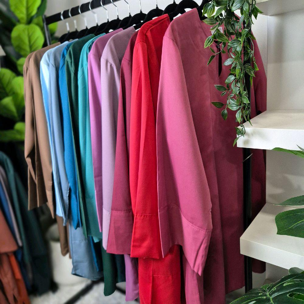 RaiSa Tunic in Premium Cotton with Right Outer Pocket and Left Inner Pocket in Radiant Colours