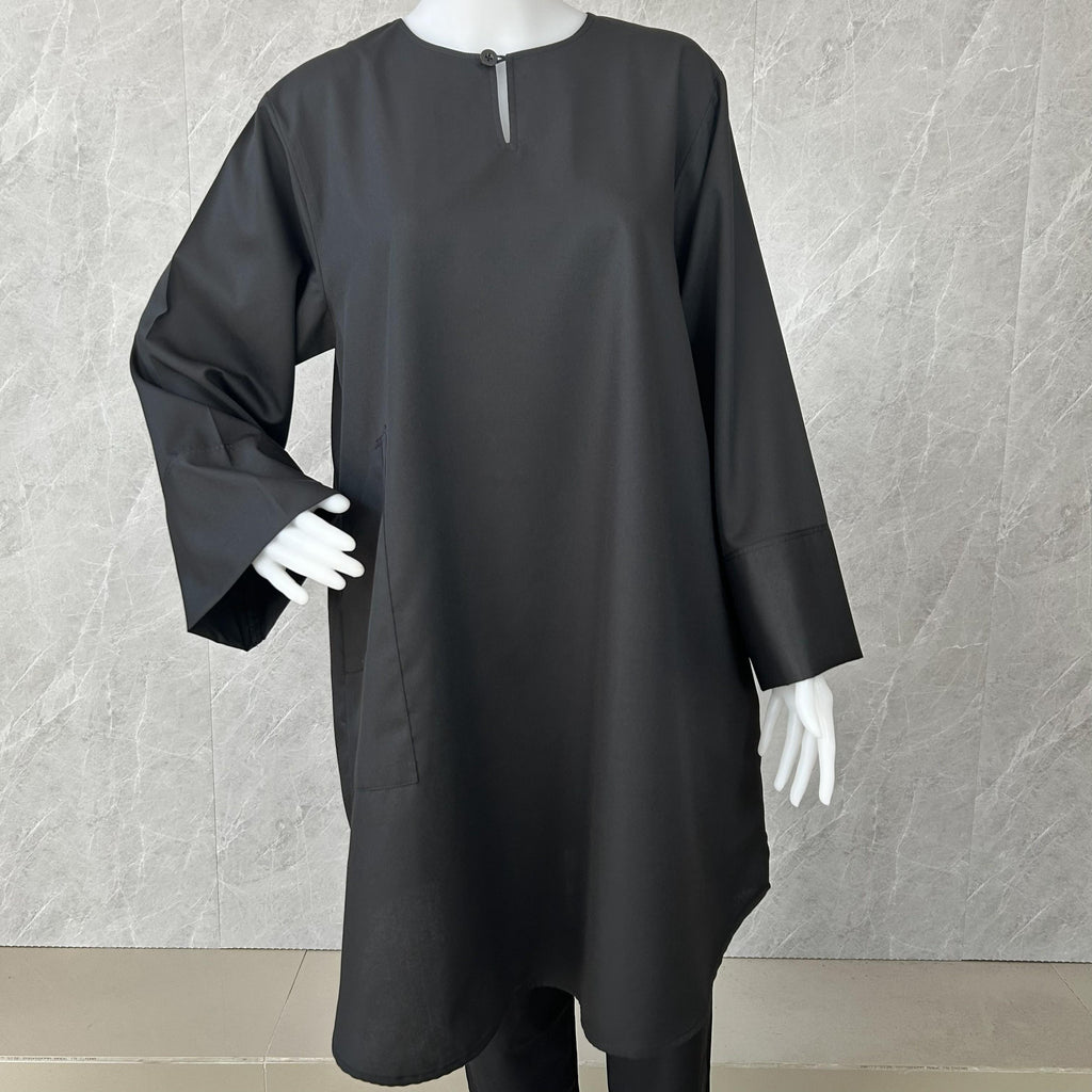 RaiSa Tunic in Premium Cotton with Right Outer Pocket and Left Inner Pocket in Radiant Colours