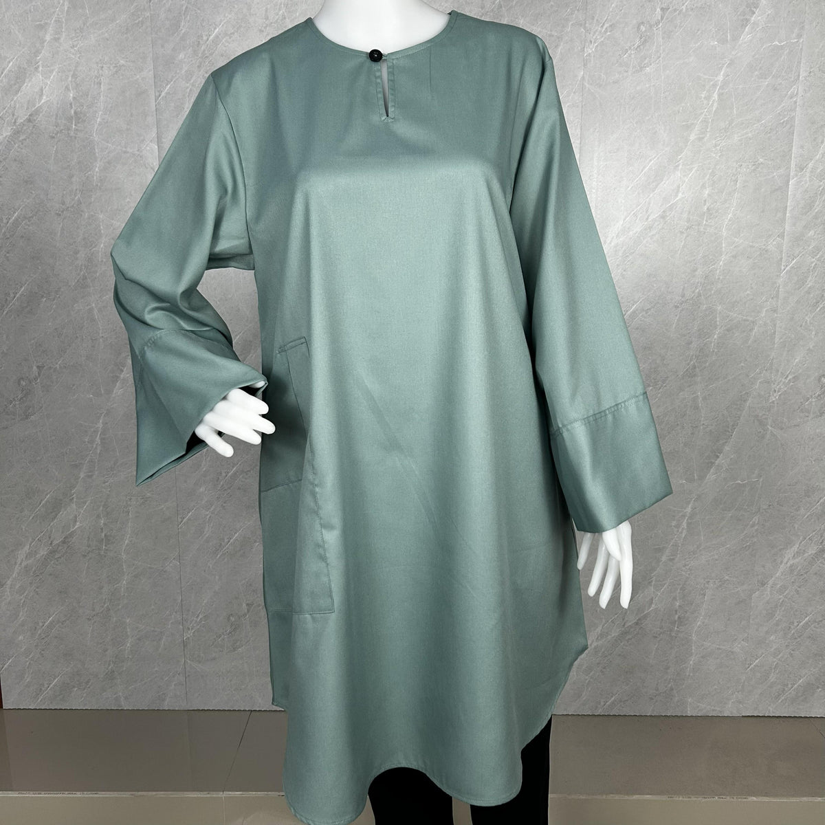 RaiSa Tunic in Premium Cotton with Right Outer Pocket and Left Inner Pocket in Radiant Colours