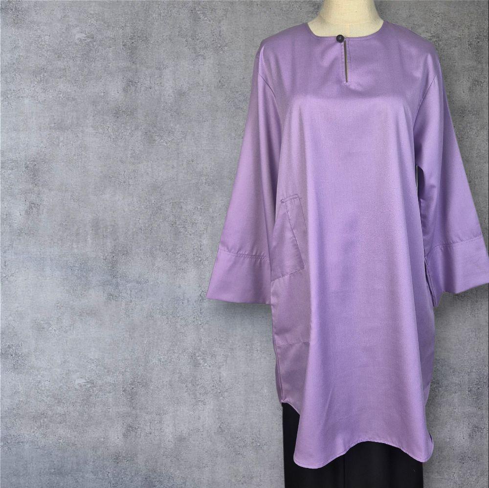 RaiSa Tunic in Premium Cotton with Right Outer Pocket and Left Inner Pocket in Radiant Colours