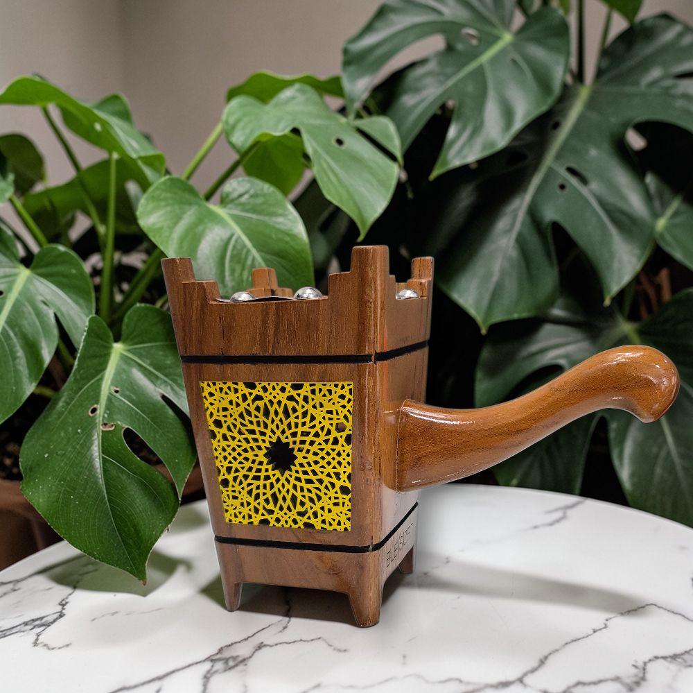 Bukhoor Burner in Teakwood (Jati) with Lights