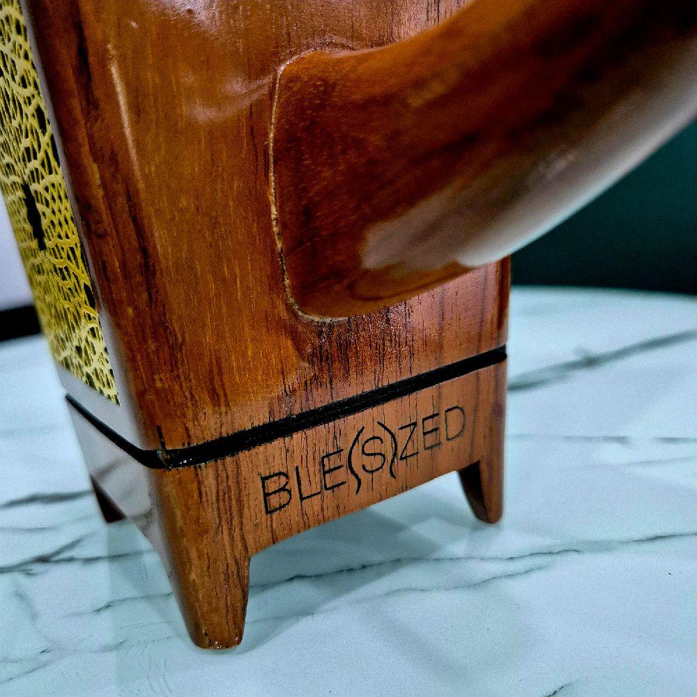Bukhoor Burner in Teakwood (Jati) with Lights