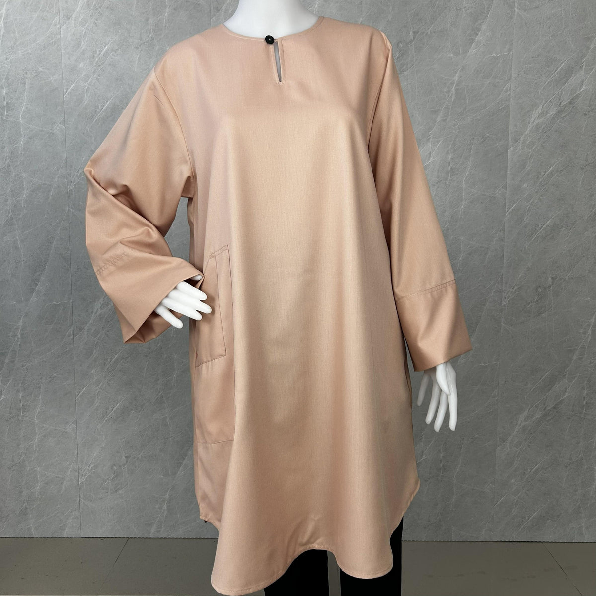 RaiSa Tunic in Premium Cotton with Right Outer Pocket and Left Inner Pocket in Radiant Colours